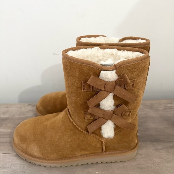 Koolaburra by UGG Women Victoria Ankle Booties winter shoes sz 8 - Picture 3 of 6